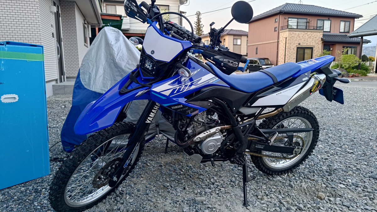 acuto121's tweet photo. ラリーに向けた整備完了
タイヤもGP-610に履き替え
林道をバリバリ楽しむぞ！☺
#四国アドベンチャーラリー
#WR155 https://t.co/aFl5bOS7An