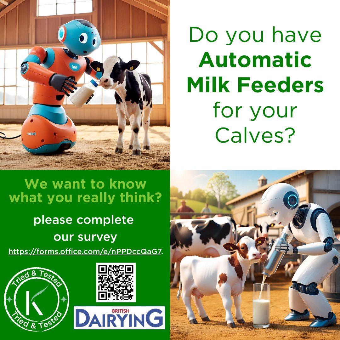 Do you or your clients have an automatic milk feeder for calves?
If so we would love to hear about it! 
🐄🐄🐄🐄🐄🐄🐄🐄🐄🐄🐄