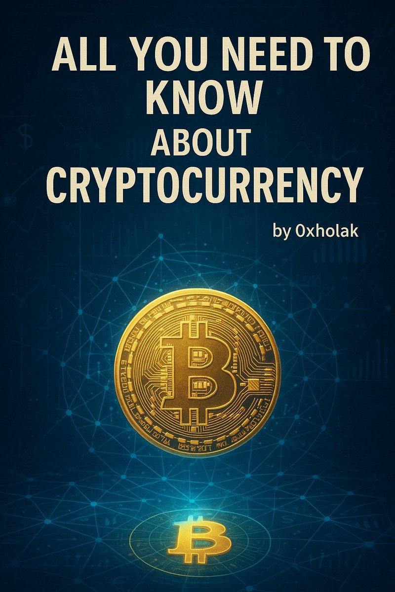 0xholak's tweet photo. Day 1 of #100DaysOfCrypto
What is Cryptocurrency—and why is everyone talking about it?

Cryptocurrency is digital money powered by blockchain tech.

It's decentralized—no central bank, no single owner.

The first crypto was Bitcoin, created in 2009. https://t.co/w6V9b7SE0B