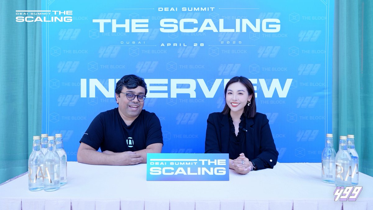 499_Group's tweet photo. One of the most anticipated voices at 'The Scaling DeAI Summit @ TOKEN2049 Dubai', Emad Mostaque @EMostaque, founder of @ii_posts, delivered a keynote that struck a powerful balance between urgency and optimism.

He painted a bold vision for open-source, decentralized AI ecosystems—warning against the consolidation of power in closed systems while championing transparency, collaboration, and distributed compute.

In his keynote, Emad called for an AI future that prioritizes human alignment, global participation, and access equity—foundations for building systems that benefit all, not just a few.

🔥 His fireside chat with Dr. Maria Papadaki later in the day deepened this dialogue, tackling how decentralized governance, ethics, and resilience can work together to safeguard an autonomous AI future.

We're truly appreciative of Emad’s presence and his contributions across both sessions—delivering not just provocative ideas, but also actionable visions that energize the movement toward a more equitable AI future.

🧠 Also grateful to @CoethCo for capturing the essence of Emad’s philosophy and journey in an insightful on-site interview—adding another layer of perspective to an already powerful appearance.

📸 A monumental voice in the AI revolution, sparking big questions—and even bigger momentum.
#TheScaling2025Dubai #Token2049   #DeAI #Web3 #AI