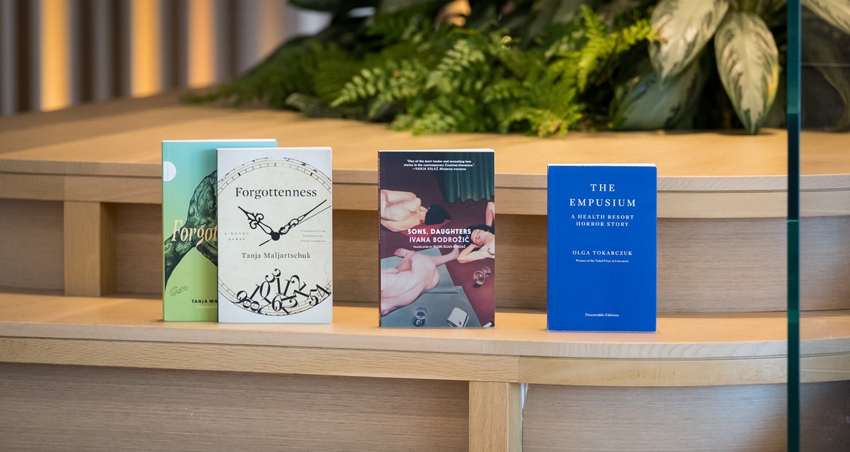 The EBRD (@ebrd) on Twitter photo And then there were three!
We’re delighted to announce the finalists for the #EBRDLiteraturePrize2025:
đź“—Forgottenness <a href="/bullaunpress/">Bullaun Press</a> <a href="/LiverightPub/">Liveright Books</a>
đź“—Sons, Daughters <a href="/7storiespressuk/">Seven Stories Press UK</a>
đź“—The Empusium <a href="/FitzcarraldoEds/">Fitzcarraldo Editions</a> <a href="/tokarczuk_olga/">Fundacja Olgi Tokarczuk</a>
ebrd.com/home/news-and-… And then there were three!
We’re delighted to announce the finalists for the #EBRDLiteraturePrize2025:
đź“—Forgottenness <a href="/bullaunpress/">Bullaun Press</a> <a href="/LiverightPub/">Liveright Books</a>
đź“—Sons, Daughters <a href="/7storiespressuk/">Seven Stories Press UK</a>
đź“—The Empusium <a href="/FitzcarraldoEds/">Fitzcarraldo Editions</a> <a href="/tokarczuk_olga/">Fundacja Olgi Tokarczuk</a>
ebrd.com/home/news-and-…
