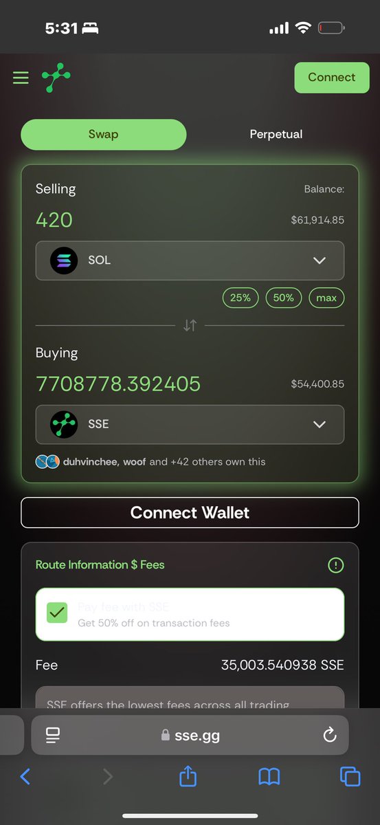 Mobile Swap UI is LIVE on Solana Social Explorer ⚡️ 🧧