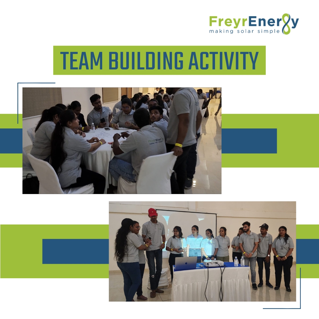 FreyrEnergy's tweet image. At Freyr Energy, growth means reflection &amp;amp; reinvention. Our 2025 Marketing Offsite was all about strategy, team bonding &amp;amp; recognizing excellence. Big cheers to our top performers—awarded by our co-founders, Saurabh Marda &amp;amp; Radhika Choudary! #FreyrEnergy #MakingSolarSimple