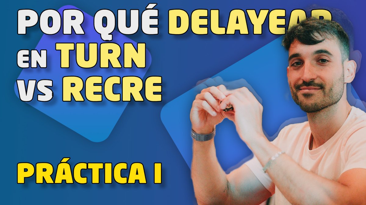 📝 ¿Cuándo delayear en turn contra recreacionales?

⚔️ <a href="/xrekix1/">XrekiX</a> hace una revisión de manos para mostrarnos cuándo elegir esta estrategia y qué tamaños de apuesta utilizar.

🔴 Disponible desde Doctorado. 
📺 educapoker.com/noticias/cuand…