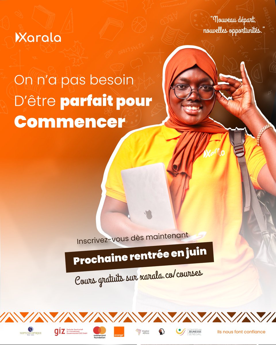💡 "Ce que j'aurais aimé savoir avant de me lancer dans la tech"
Tu n’as pas besoin de tout maîtriser pour commencer.
Apprends, teste, progresse.
📚 Formations gratuites 👉 xarala.co/courses
📅 Prochaine rentrée : juin
#Xarala #Tech