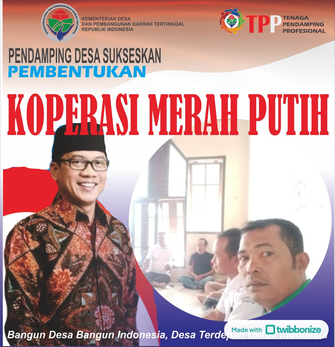 CutSaiful's tweet photo. #TPPBersamaMenteriDesa 
Musdesus pembentukan koperasi merah putih 
#TPPBersamaMenteriDesa 
@prabowo 
@YandriSusanto27 
@ArizaPatria 
@taufikmadjid71 
@kemendespdt 
@bpsdmkemendesa https://t.co/mr3OnwbC9v