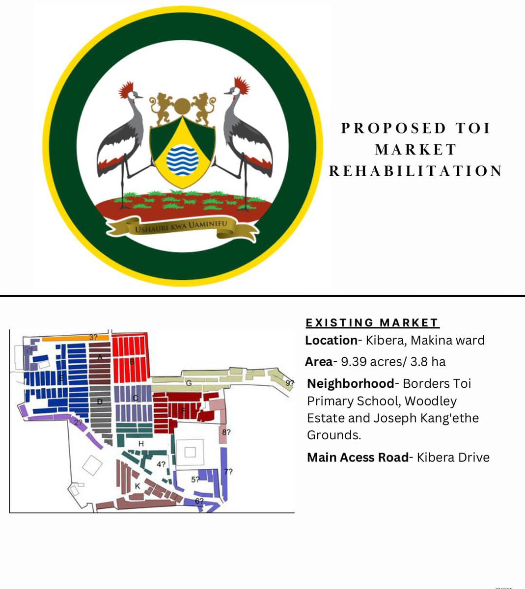too_bethuel's tweet photo. Governor @SakajaJohnson is transforming Toi Market into a modern, well-planned trading hub complete with proper stalls, drainage, waste systems, and security to support Nairobi’s hustlers and boost local commerce.

#LetsMakeNairobiWork
#ARSPSG #BoldRuto https://t.co/tqzuCdvShf