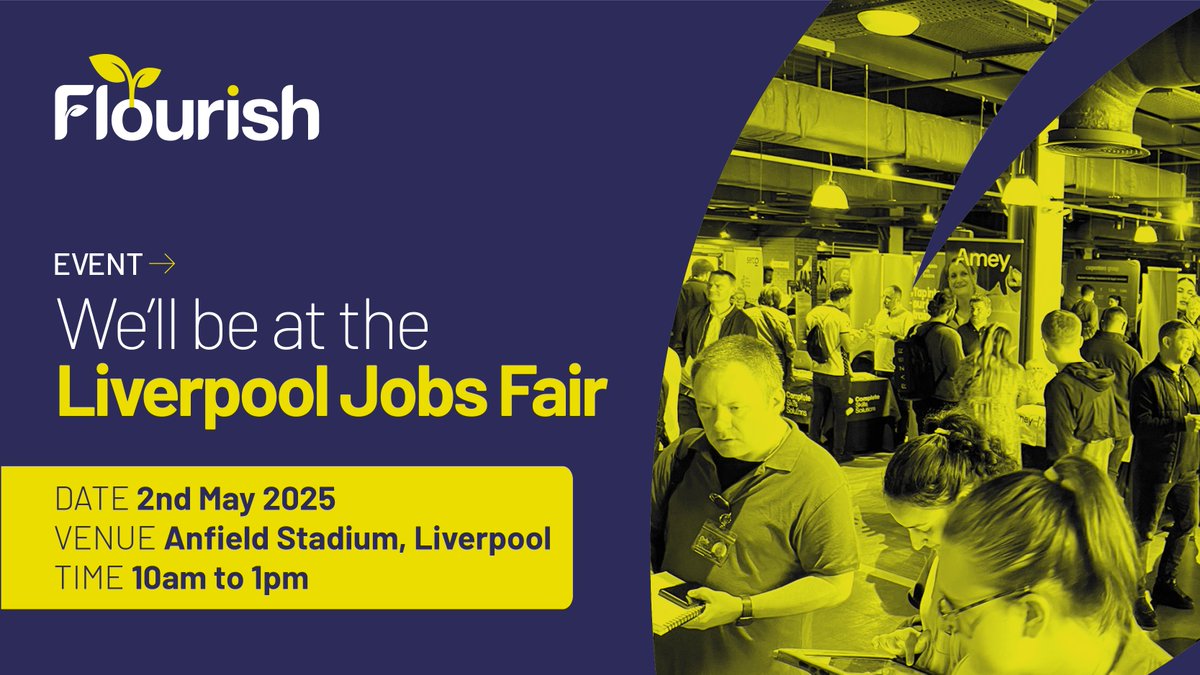 Flourish (@flourishgroupuk) on Twitter photo Flourish will be at the Liverpool Jobs Fair this Friday!
If you're a carer looking for short-term cover that fits your availability, where you can set your own hourly rate and keep 100% of what you earn — come talk to us about Click Shifts! 😊
<a href="/TheJobFairs/">Job Fairs by The Bridge</a> Flourish will be at the Liverpool Jobs Fair this Friday!
If you're a carer looking for short-term cover that fits your availability, where you can set your own hourly rate and keep 100% of what you earn — come talk to us about Click Shifts! 😊
<a href="/TheJobFairs/">Job Fairs by The Bridge</a>