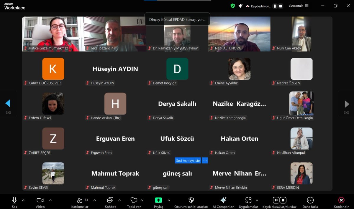 ✔14-16 Nisan 2025 tarihlerinde EPDAD tarafından çevrim içi 7. Akreditasyon Hazırlık Eğitimi Çalıştayı gerçekleştirildi.