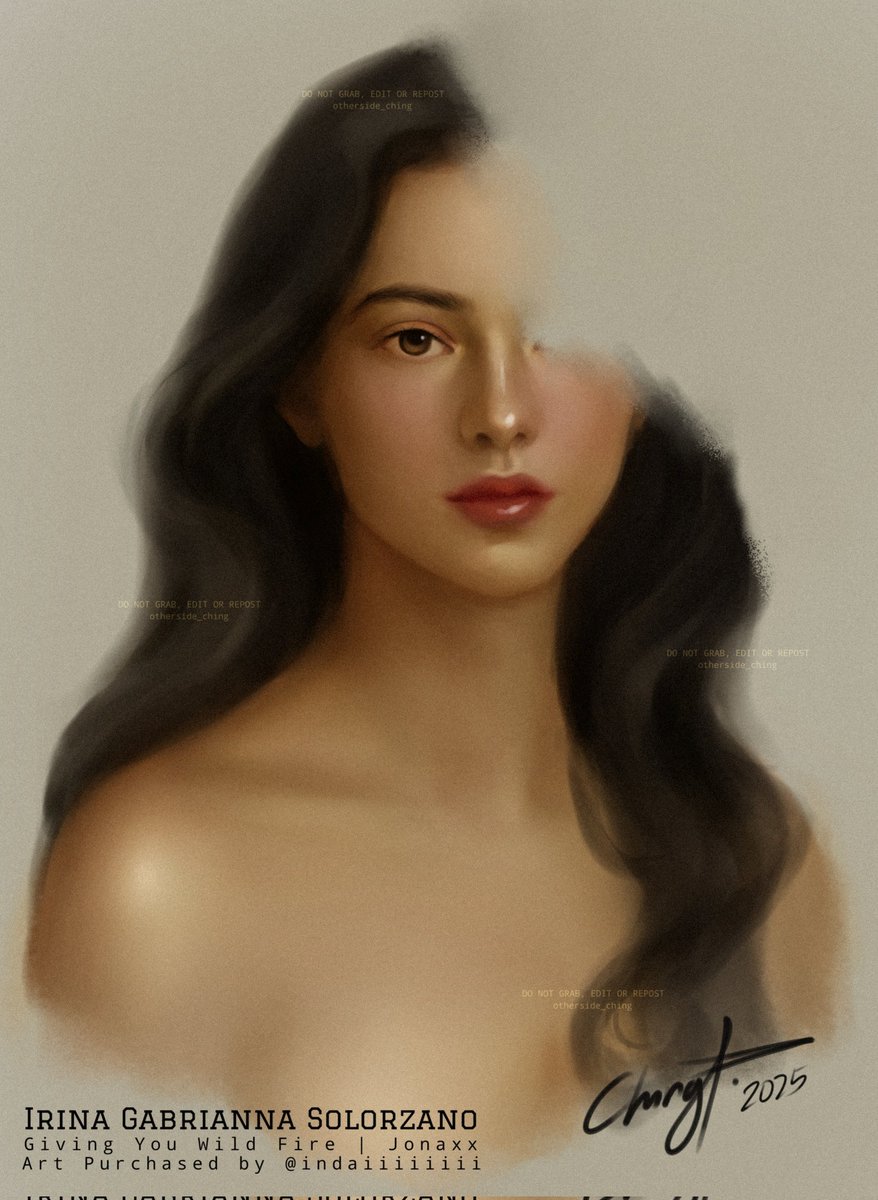 “In a diagonal wave, he didn't draw my left eye from the forehead down to my left ear. It was wonderfully done, though, despite it being incomplete.”

Happy 3rd Anniversary, Giving you Wildfire! ❤️