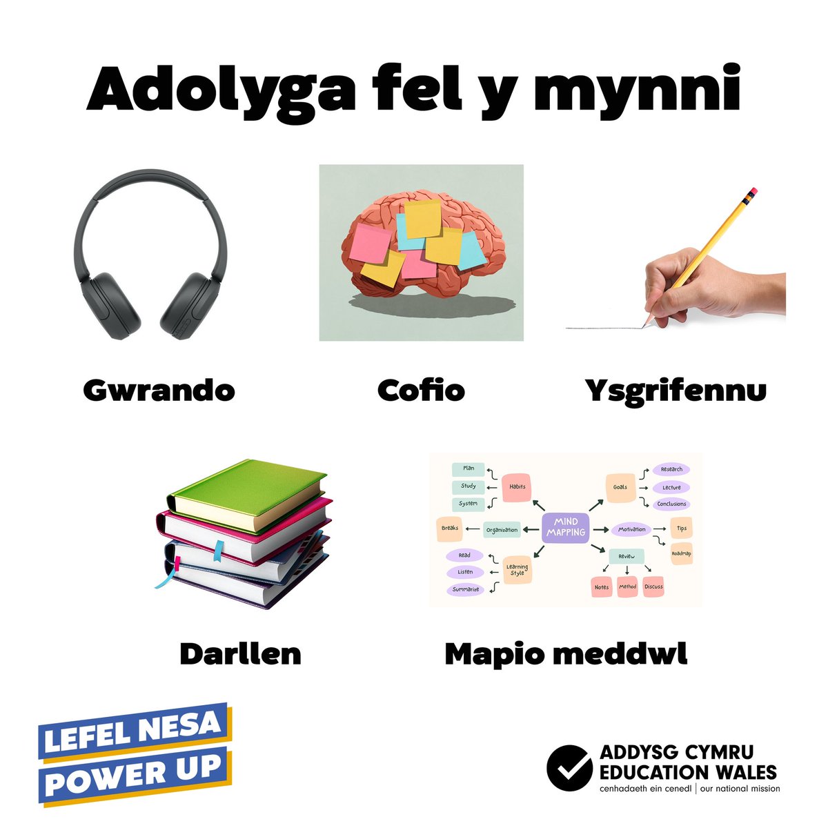 Coleg Sir Benfro (@colegsirbenfro) on Twitter photo Gwrando. Darllen. Ysgrifennu. 
 
Mae pawb yn adolygu’n wahanol. Efallai na fydd yr hyn wnaeth weithio i ti yn gweithio i dy blentyn. Helpa nhw i ddarganfod ffordd o adolygu sy’n addas iddyn nhw gyda Lefel Nesa. 
 
hwb.gov.wales/adnoddau/lefel… 
 
#LefelNesa Gwrando. Darllen. Ysgrifennu. 
 
Mae pawb yn adolygu’n wahanol. Efallai na fydd yr hyn wnaeth weithio i ti yn gweithio i dy blentyn. Helpa nhw i ddarganfod ffordd o adolygu sy’n addas iddyn nhw gyda Lefel Nesa. 
 
hwb.gov.wales/adnoddau/lefel… 
 
#LefelNesa