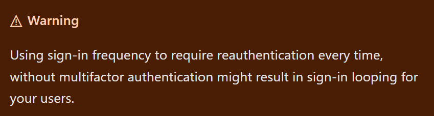 Do you experience sign-in loops in Entra ID? This warning was recently added to Microsoft Learn. 

Learn more>>> learn.microsoft.com/en-us/entra/id…