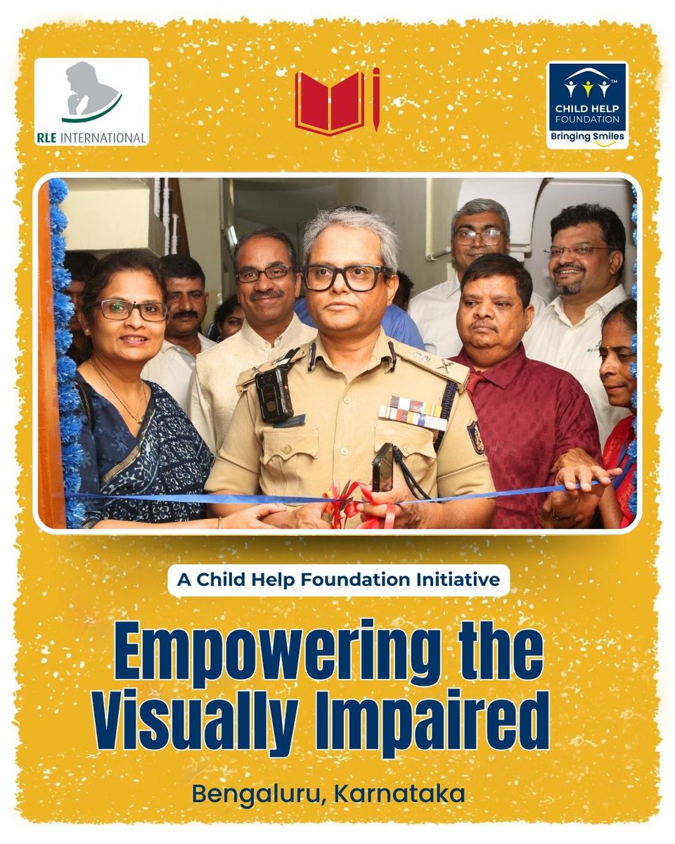 Childhelpindia's tweet image. Empowering the Visually Impaired, In Collaboration With RLE International, Bengaluru, Karnataka
.
Child Help Foundation (CHF), with the support of RLE International Private Limited, has launched its Inclusive Digital Access Program for visually impaired individuals in Bengaluru,…