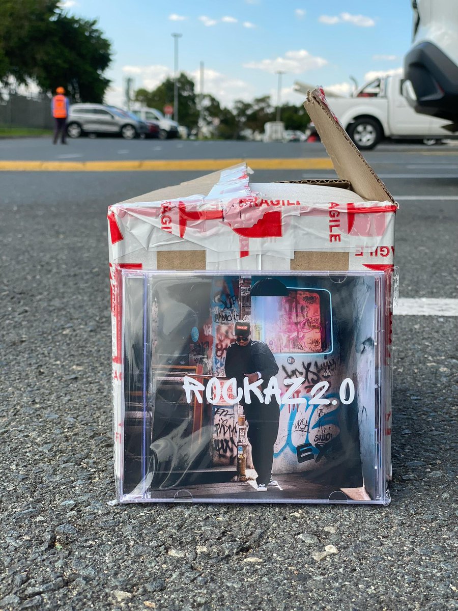 ExitRockaz's tweet photo. NB: THIS PRODUCT IS FRAGILE. PLEASE 🙏 HANDLE IT WITH CARE WHEN IT GETS IN YOUR HANDS ON FRIDAY!! 

The Rockaz 2.0 SAGA Continues!! 

May 2nd, you can finally own the official CD or USB! Pull up to the shows. 

CDs for N$200, USBs for N$250. Limited stock, don’t sleep! 🛌 🎩

🐐 https://t.co/Pve4jrQcCq