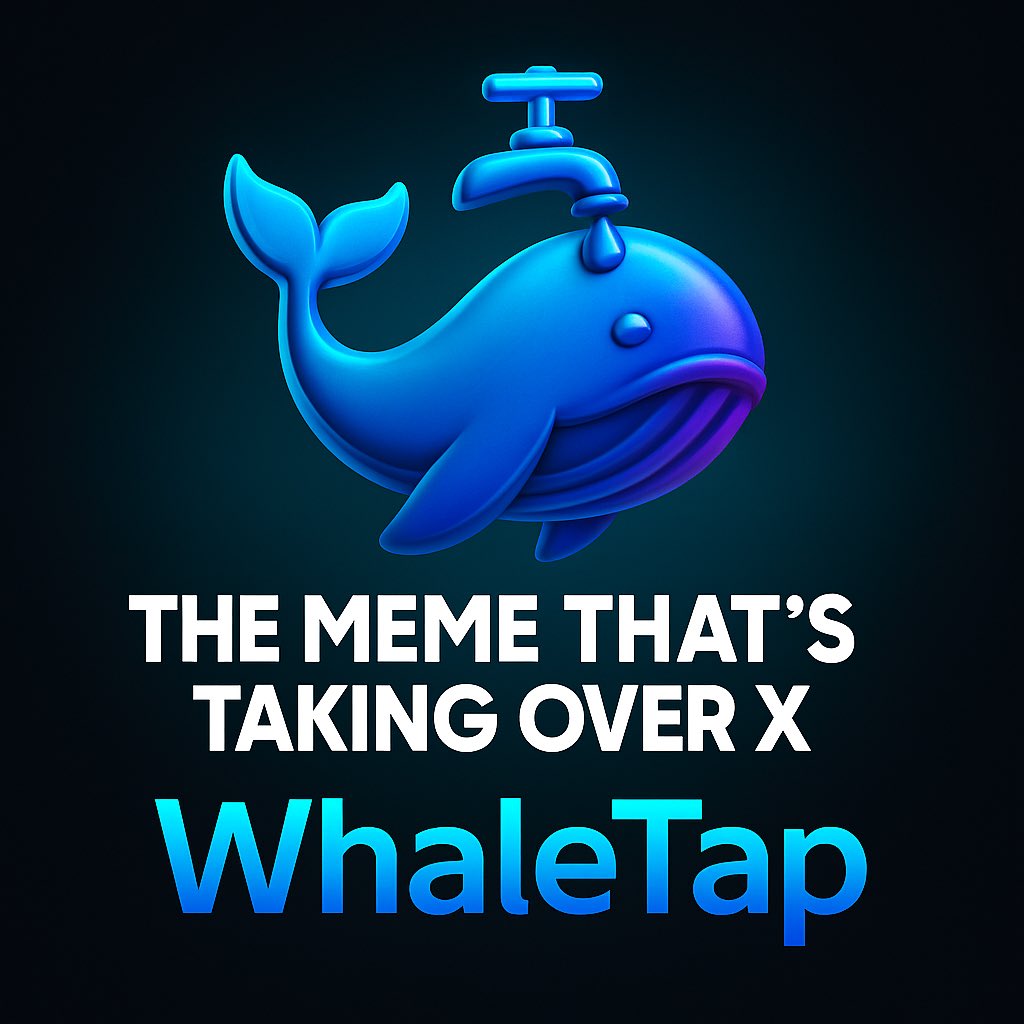 Whaletap25's tweet photo. This isn’t just a meme.
It’s the one that overtakes your entire X feed.
$WHALETAP is here.
Mint, post, and watch it take over.
#WhaleTap #MemeCoin #Solana #ViralCoin #CryptoX #Next100xCoin https://t.co/MnLa9RxTCp
