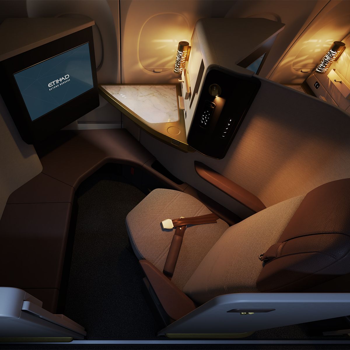 STELIA Aerospace (@steliaaerospace) on Twitter photo Thank you <a href="/etihad/">Etihad Airways</a> for choosing STELIA Aerospace to manufacture their new Business Class seat. A bespoke version of our OPERA® SA seat with the airline's branding and a unique signature light.
This version also offers a customised first row with more privacy.
© ETIHAD Airways Thank you <a href="/etihad/">Etihad Airways</a> for choosing STELIA Aerospace to manufacture their new Business Class seat. A bespoke version of our OPERA® SA seat with the airline's branding and a unique signature light.
This version also offers a customised first row with more privacy.
© ETIHAD Airways