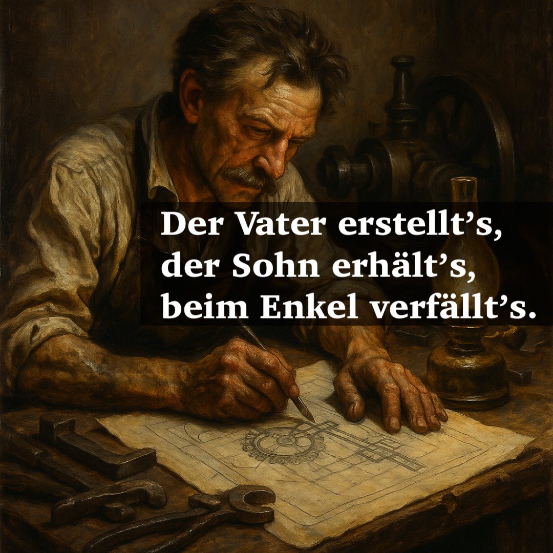 Deutschland hat sich überholt.
Nicht im technischen Sinne – wohl aber im geistigen.

Wir sind ein Land der Umverteiler geworden.
Ein Land, in dem Prozesse wichtiger geworden sind als Persönlichkeiten.
Und das sieht man. Trotz exzellenter Ausbildung ist von deutschen Ingenieuren