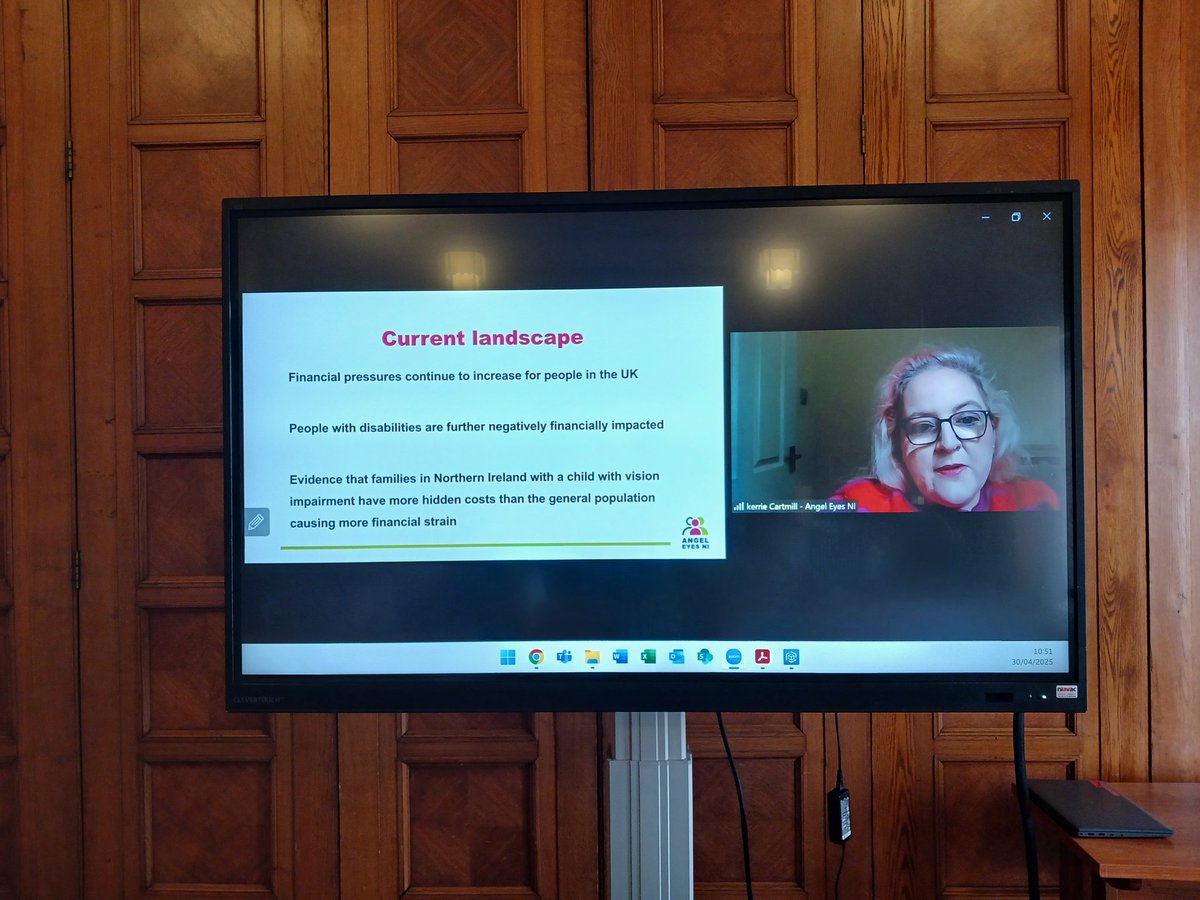APG on Carers hearing from Angel Eyes charity &amp; Kerrie Cartmill on the challenges facing families caring for children with visual impairment. Fuel poverty huge issue.
