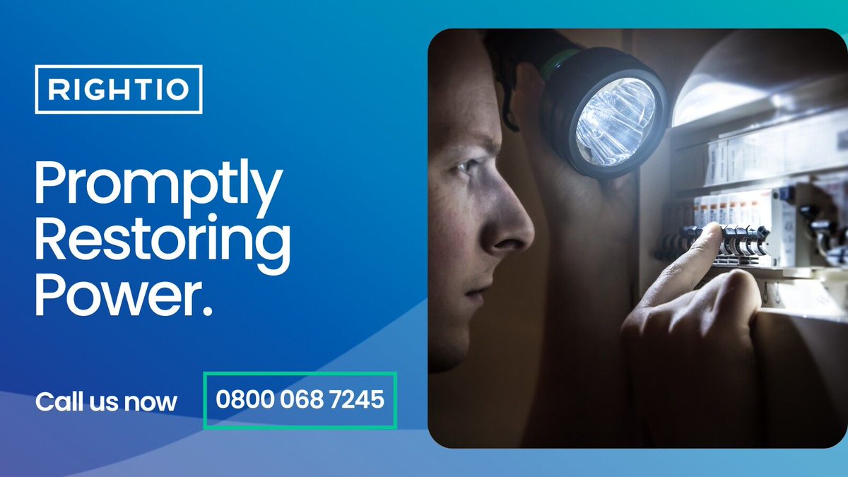 Don't let electrical emergencies put you in danger! Whether it's a power outage or any other electrical issue, don't hesitate to call Rightio.

Our experienced electricians are always ready to help you and take care of your electrical needs