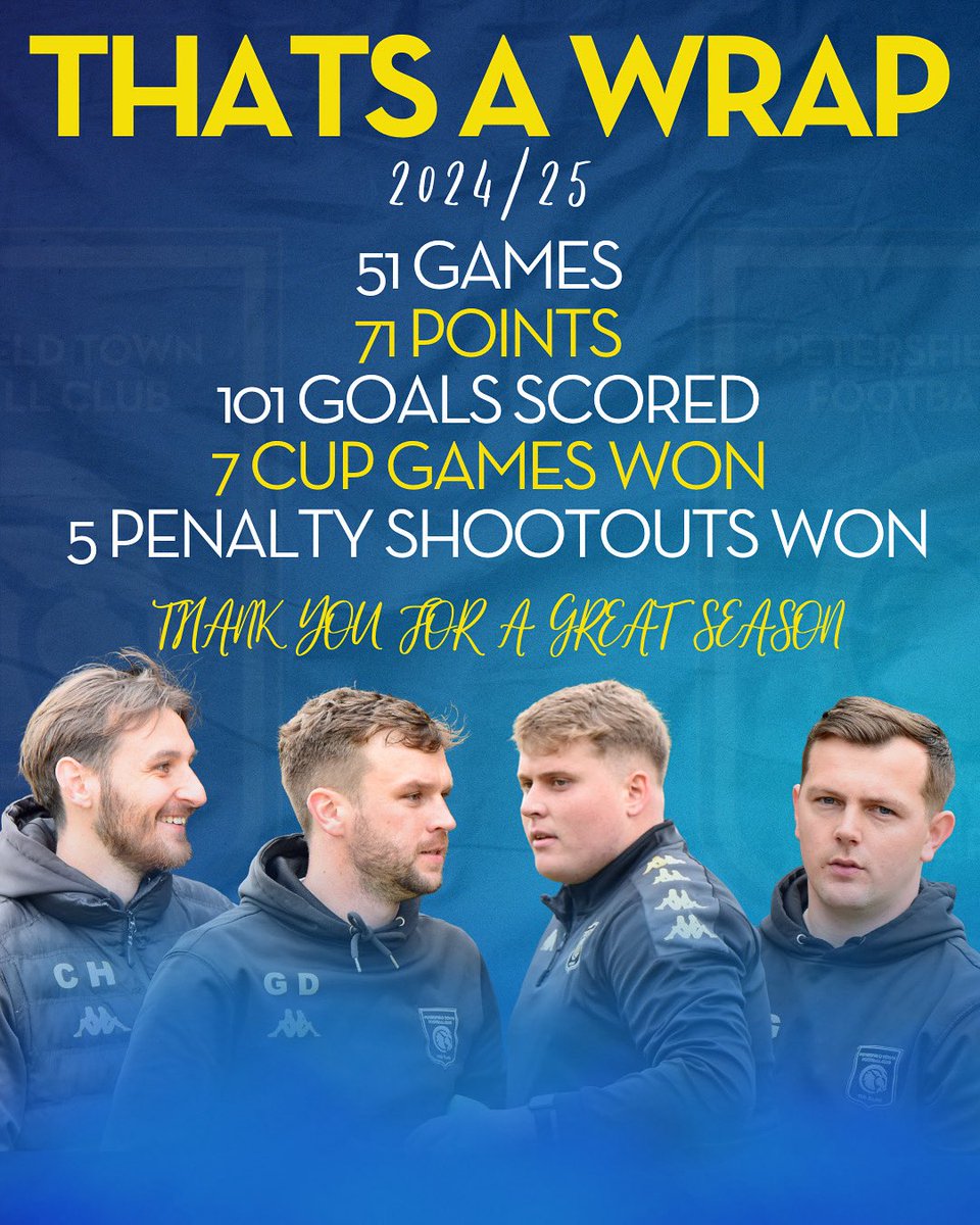 ✔️ | 𝙏𝙃𝘼𝙏𝙎 𝘼 𝙒𝙍𝘼𝙋

That’s 2024/25 all wrapped up. Thank you to all the players, coaches and staff for a great season. 

The club’s 4th best ever finish in 136 seasons.

#UpTheRams