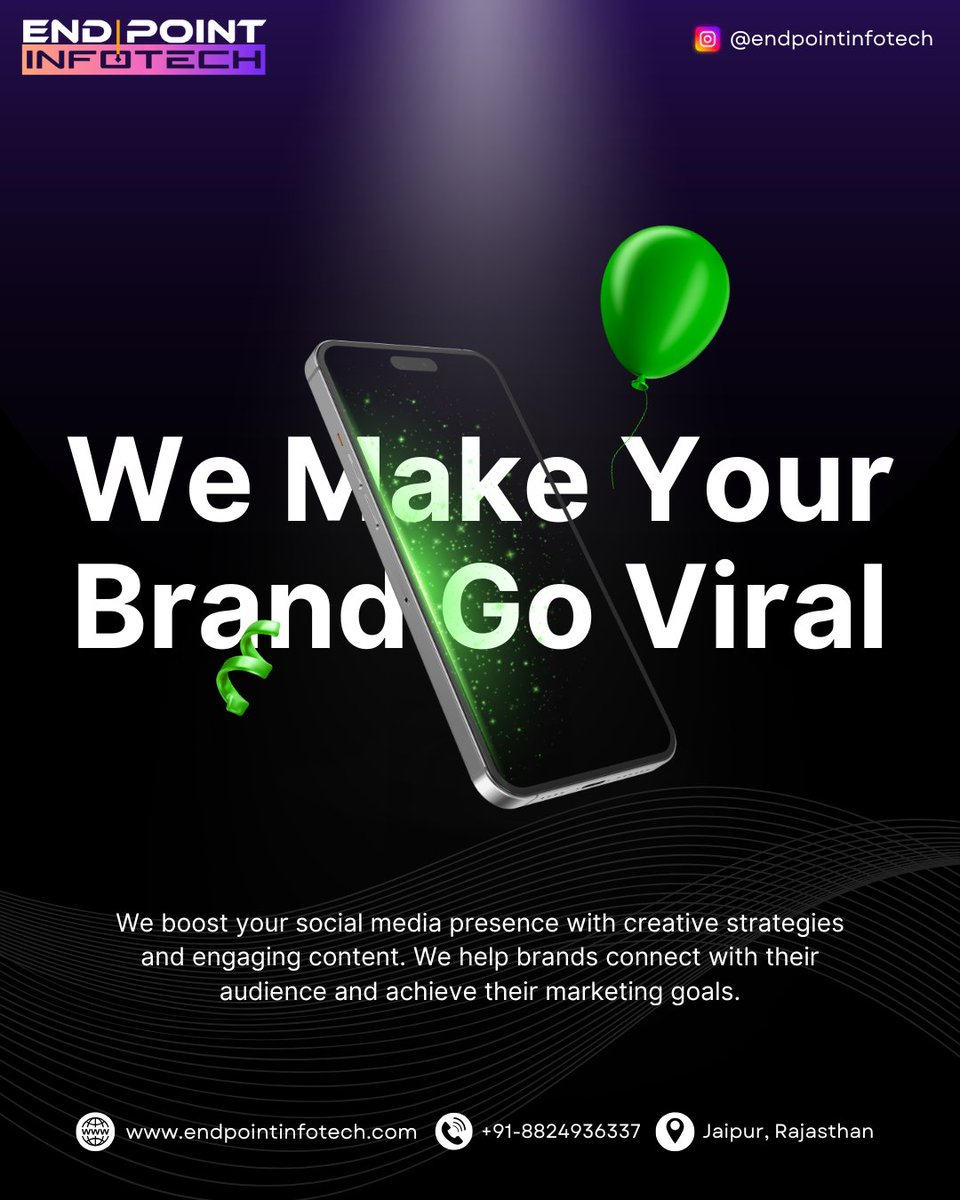 point_end46069's tweet photo. 🔥📲 We Don’t Just Market — We Make Your Brand Unforgettable.
At End Point Infotech, we craft content that connects, engages, and spreads like wildfire. 🚀💥

#GoViral #SocialMediaMarketing #EndPointInfotech #ContentThatClicks #DigitalBuzz #BrandAwareness #ViralMarketing https://t.co/QmmKQ8w7wP