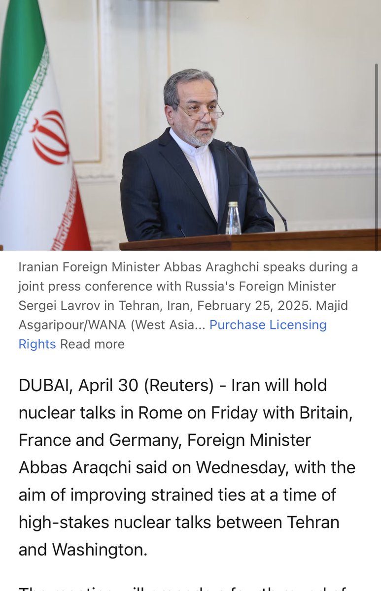 MoradkhaniHami1's tweet image. Iran stands at the threshold of a new diplomatic strategy:
Europe — neither a sworn enemy nor a reliable partner.
Conditional engagement with Europe could reposition Iran in the global power equation.
Is Rome the starting point?
 #RomeTalks #ForeignPolicy #BalanceOfPower