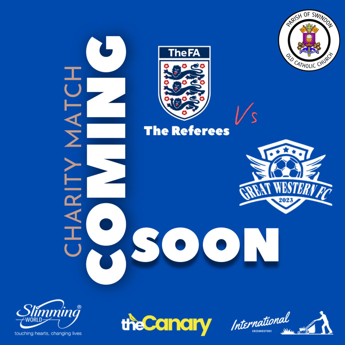 🟨 We are getting together with a team of FA referees to hold a charity match to benefit a 10-year-old girl that suffers from Alopecia areata 🟥

⚽️ Great Western FC v The Refs 
📍 Gerard Buxton ground
🗓️ 31st May 
🕑 2pm kick off