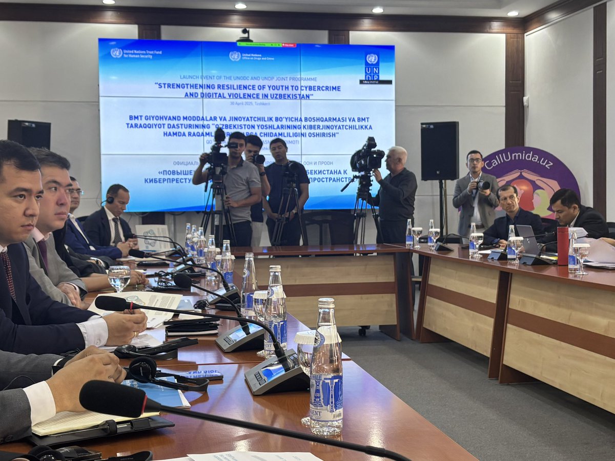 oliver stolpe (@oliverstolpe) on Twitter photo Today <a href="/UNODC_ROCA/">UNODC in Central Asia</a> joins <a href="/SabineMachl/">Sabine Machl</a> <a href="/un_uzbekistan/">UN in Uzbekistan</a> and <a href="/AkikoFujii1/">Akiko Fujii</a> <a href="/UNDP_Uzbekistan/">UNDP Uzbekistan 🇺🇿</a> in launching a new project aimed to strengthen resilience of youth to cybercrime and digital violence in Uzbekistan! Special 🙏🏻 to the Government of 🇺🇿 and the <a href="/UNhumansecurity/">UN Human Security</a> Today <a href="/UNODC_ROCA/">UNODC in Central Asia</a> joins <a href="/SabineMachl/">Sabine Machl</a> <a href="/un_uzbekistan/">UN in Uzbekistan</a> and <a href="/AkikoFujii1/">Akiko Fujii</a> <a href="/UNDP_Uzbekistan/">UNDP Uzbekistan 🇺🇿</a> in launching a new project aimed to strengthen resilience of youth to cybercrime and digital violence in Uzbekistan! Special 🙏🏻 to the Government of 🇺🇿 and the <a href="/UNhumansecurity/">UN Human Security</a>