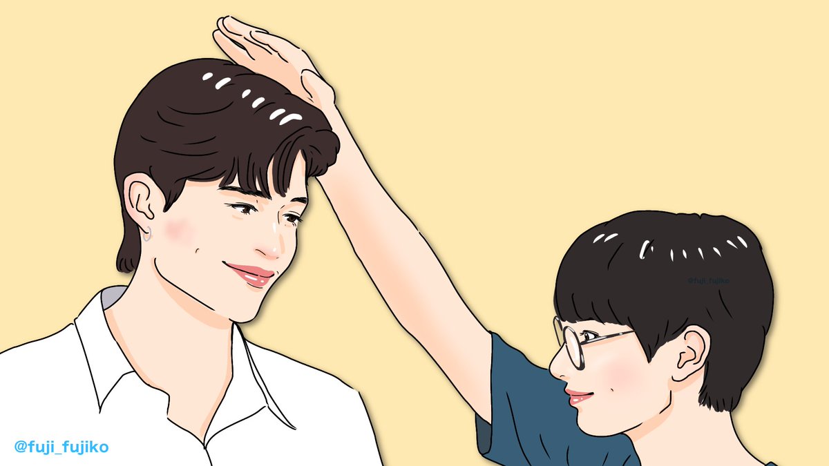 「Ozoneが可愛すぎる。 Dayがいかに自分を大事にしてくれてるか力説するし、D」|ふじこのイラスト