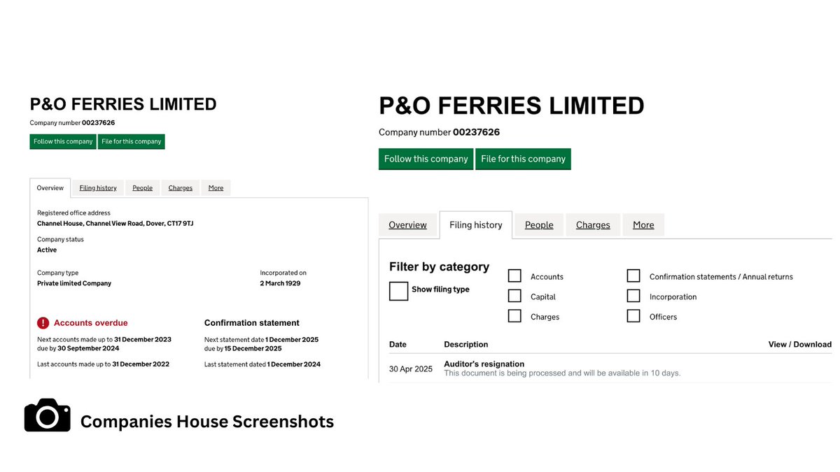 RMT (@rmtunion) on Twitter photo Why have <a href="/POferries/">P&O Ferries</a> auditors resigned — and why are their company accounts now seven months overdue?
This is a company that unlawfully sacked 800 workers. Now it’s dodging financial transparency too?
Time for answers. Why have <a href="/POferries/">P&O Ferries</a> auditors resigned — and why are their company accounts now seven months overdue?
This is a company that unlawfully sacked 800 workers. Now it’s dodging financial transparency too?
Time for answers.