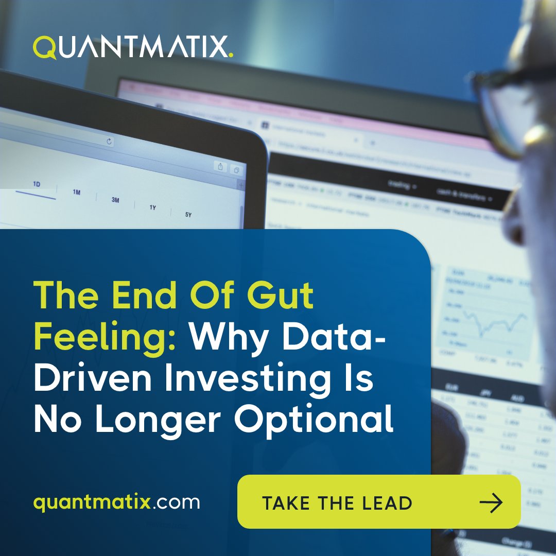 quantmatix's tweet photo. For decades, successful investing has been portrayed as a blend of analysis and intuition—the mythical "gut feeling" separating market wizards from everyone else.

⌛ 𝗧𝗵𝗮𝘁 𝗲𝗿𝗮 𝗶𝘀 𝗲𝗻𝗱𝗶𝗻𝗴.

Today's markets move too quickly, with too much complexity, for even the most experienced investors to rely on instinct alone. The numbers tell the story:
• 𝟵𝟬% 𝗼𝗳 𝗱𝗶𝘀𝗰𝗿𝗲𝘁𝗶𝗼𝗻𝗮𝗿𝘆 𝘁𝗿𝗮𝗱𝗲𝗿𝘀 underperform the market over 10 years
• 𝗘𝗺𝗼𝘁𝗶𝗼𝗻𝗮𝗹 𝗱𝗲𝗰𝗶𝘀𝗶𝗼𝗻𝘀 account for an estimated 3-5% annual performance drag
• 𝗦𝘆𝘀𝘁𝗲𝗺𝗮𝘁𝗶𝗰 𝘀𝘁𝗿𝗮𝘁𝗲𝗴𝗶𝗲𝘀 have shown consistently lower draw-downs during market stress

⬇️ ⬇️ ⬇️ ⬇️ ⬇️ 

At Quantmatix, we're observing a fundamental shift: the most successful professionals aren't replacing human judgment—they're enhancing it with data-driven insights.

Our analysis shows that portfolios guided by AI-driven signals demonstrate the following:
• 𝗠𝗼𝗿𝗲 𝗰𝗼𝗻𝘀𝗶𝘀𝘁𝗲𝗻𝘁 𝗿𝗲𝘁𝘂𝗿𝗻𝘀 𝗮𝗰𝗿𝗼𝘀𝘀 𝗺𝗮𝗿𝗸𝗲𝘁 𝗰𝘆𝗰𝗹𝗲𝘀
• 𝗟𝗼𝘄𝗲𝗿 𝗲𝗺𝗼𝘁𝗶𝗼𝗻𝗮𝗹 𝗿𝗲𝗮𝗰𝘁𝗶𝘃𝗶𝘁𝘆 𝗱𝘂𝗿𝗶𝗻𝗴 𝗽𝗲𝗿𝗶𝗼𝗱𝘀 𝗼𝗳 𝘃𝗼𝗹𝗮𝘁𝗶𝗹𝗶𝘁𝘆
• 𝗦𝘂𝗽𝗲𝗿𝗶𝗼𝗿 𝗿𝗶𝘀𝗸-𝗮𝗱𝗷𝘂𝘀𝘁𝗲𝗱 𝗽𝗲𝗿𝗳𝗼𝗿𝗺𝗮𝗻𝗰𝗲 compared to traditional approaches
This isn't about algorithms replacing humans. 

It's about creating a partnership where technology handles what it does best—processing vast amounts of data for patterns—while humans focus on strategy, client relationships, and contextual understanding.

What's your view? Is the era of gut-feeling investing truly over? Why not see if your "gut" aligns with our picks - 𝗧𝗮𝗸𝗲 𝗮 𝟯𝟬 𝘁𝗿𝗶𝗮𝗹 𝘁𝗼𝗱𝗮𝘆 𝘁𝗼 𝘀𝗲𝗲 𝗶𝘁 𝗶𝗻 𝗮𝗰𝘁𝗶𝗼𝗻: https://t.co/mSvwRRGseq

#InvestmentIntelligence #MarketTiming #DataAnalytics #QuantitativeInvesting #FinancialTechnology