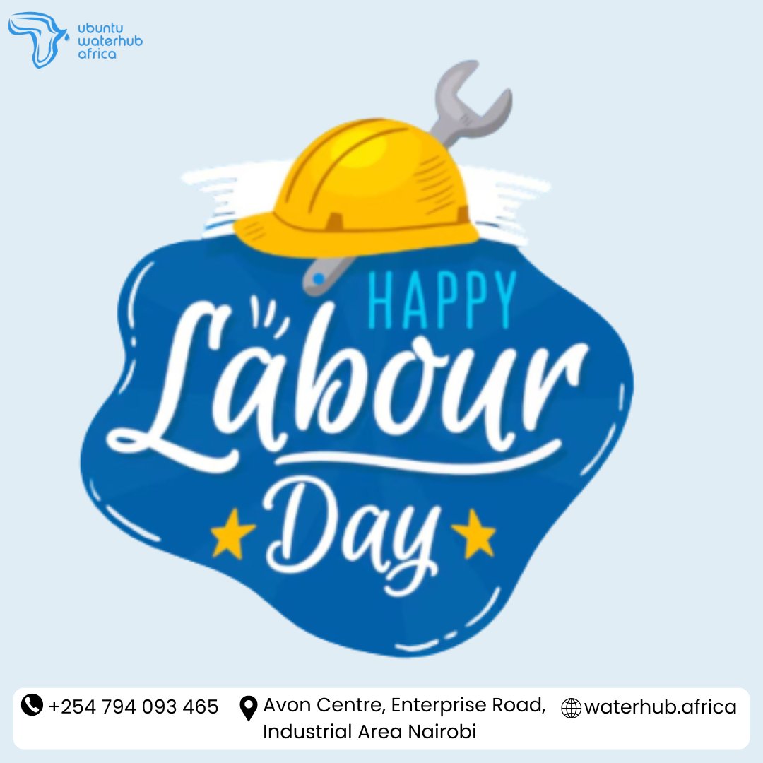 UbuntuWaterhub's tweet photo. This Labour Day, we raise a glass (of clean water 😉) to the people behind the pipes.💪 To the workers, the doers, and the everyday heroes — we see you.Happy Labour Day from Ubuntu WaterHub Africa!

#LabourDayVibes #WaterHeroes #BehindTheTaps https://t.co/04q2KcVh9C