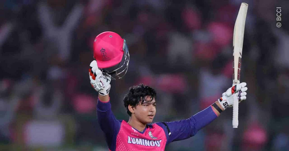 Jaipurstuff's tweet photo. Vaibhav Suryavanshi, a 14-year-old cricket sensation, dazzles IPL 2025 with record-breaking performances for Rajasthan Royals. India's future star is here!

 #VaibhavSuryavanshi  #IPL2025   #RajasthanRoyals 

 https://t.co/iyZhy6Gghd https://t.co/olVpLuLbhn