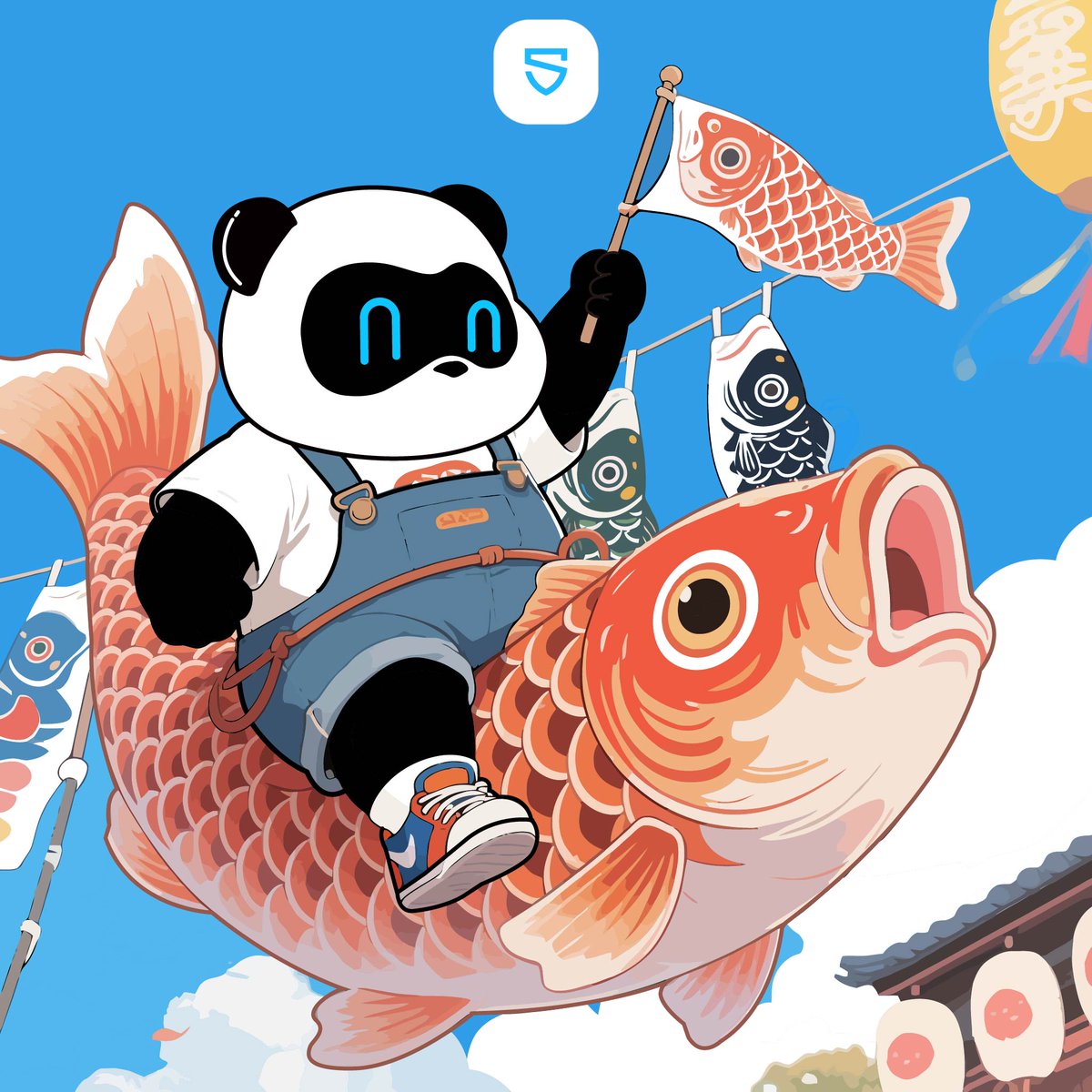 SOUNDPEATS_JP's tweet image. 🎏今日は #こどもの日🎏

元気いっぱいボーイズ＆ガールズ👦👧✨
鯉のぼりみたいに、すくすく大きくなってね🐼

みんなは何して過ごしてるかな？😊

#PEATS
#ピーツ
#SOUNDPEATS