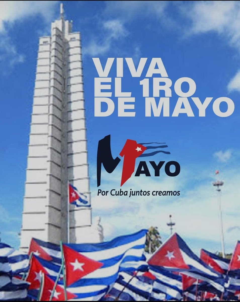 Todavía hay quien no conoce al pueblo cubano!. 
Te lo diré más fácil: Ni el injusto bloqueo, ni las carencias económicas impedirán q participemos este #1Mayo en las plazas por toda #Cuba.