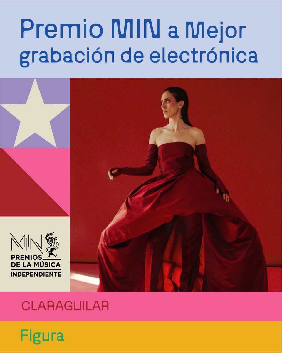 El Premio MIN a Mejor grabación de electrónica es para CLARAGUILAR por Figura

¡Enhorabuena! 💽
