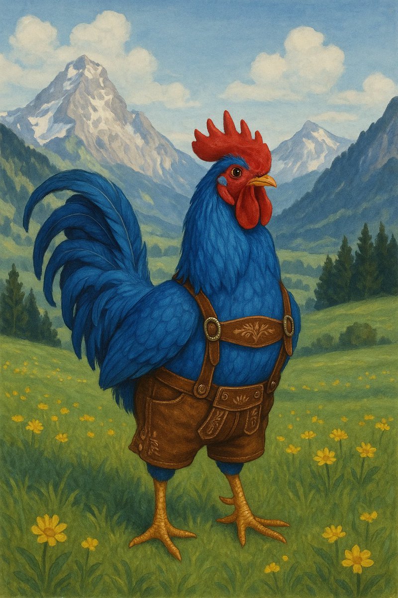 Blue roosters are worldwide in every country. In my country they look like this. 
How does your blue rooster look like?

$COCK is an amazing memecoin with defi power on #Cardano
<a href="/CockCoin_ADA/">COCK 🐓</a>