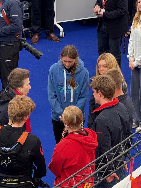 Sophie, an U5th IGCSE PE student has recently become the Youth National Champion 2025 for IQfoil. 

Sophie even had the opportunity, to meet HRH Princess Anne, who came to meet young sailors at the RYA’s 150th Anniversary Youth National.

Well done, Sophie!

<a href="/BedesHead/">Pete Goodyer</a>