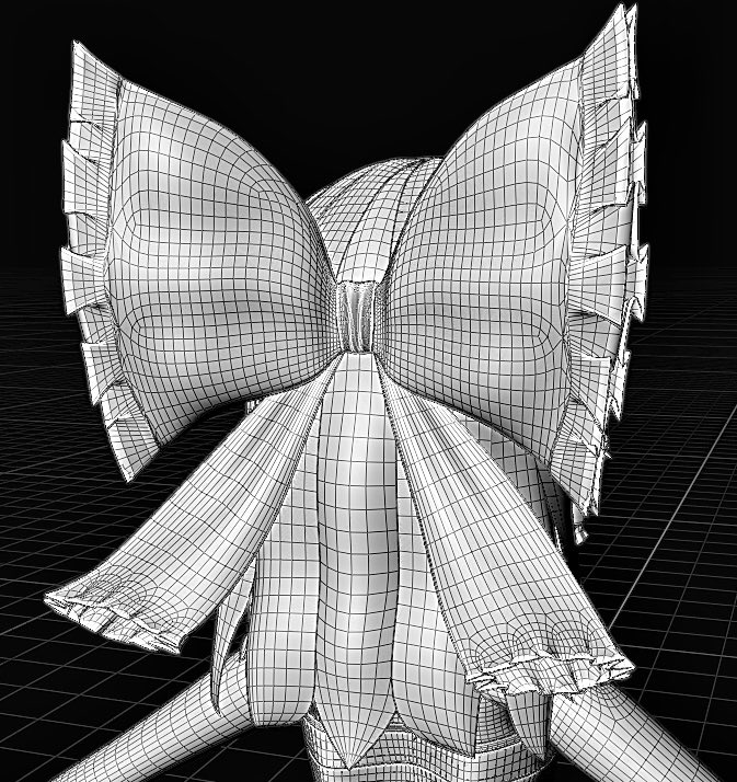 リボンがなかなか良くできたのでwip

このリボンだけで目標のキャラクターにかなり近づいた気がするのです
…伝わってくれ

#blender
 #3DCG