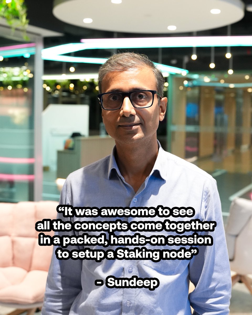 💬 Here’s what some participants had to say about <a href="/LidoFinance/">Lido</a> <a href="/stakesaurus/">Samuel Chong</a>  Event 02! 
We dove into setting up a validator node on Ethereum using Lido CSM and SSV, and the response was incredible.
🚨 Missed it?
No worries — Lido Event 03 is happening tonight and you can still