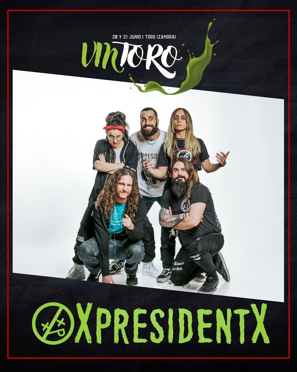 🔥XPRESIDENTX 🔥
¡POR PRIMERA VEZ EN #Vintoro ! 
Por fin estarán con nosotrxs 🎉🎉🎉
<a href="/XpresidentX_XpX/">XpresidentX</a>
Entradas en <a href="/wegowES/">wegowes</a>
Y link en bio
#vintoro #vintoro25 #vuelveelfuego