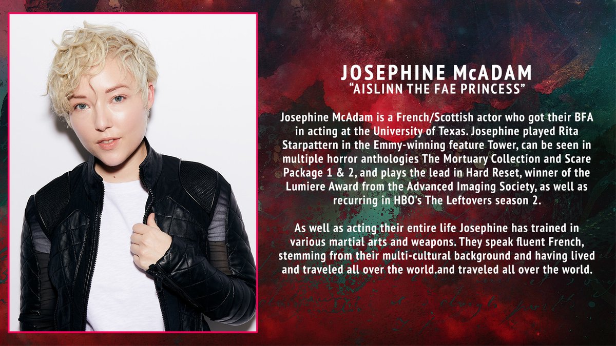 Chad Michael Ward (@chadmichaelward) on Twitter photo <a href="/JCVIM/">Joséphine McAdam</a> plays "Aislinn", the Fae Princess. Worshipped by her people and loved by both Saga and Barlow, the Princess is rumored to be held captive in the dark fortress known as Cathedral. <a href="/JCVIM/">Joséphine McAdam</a> plays "Aislinn", the Fae Princess. Worshipped by her people and loved by both Saga and Barlow, the Princess is rumored to be held captive in the dark fortress known as Cathedral.