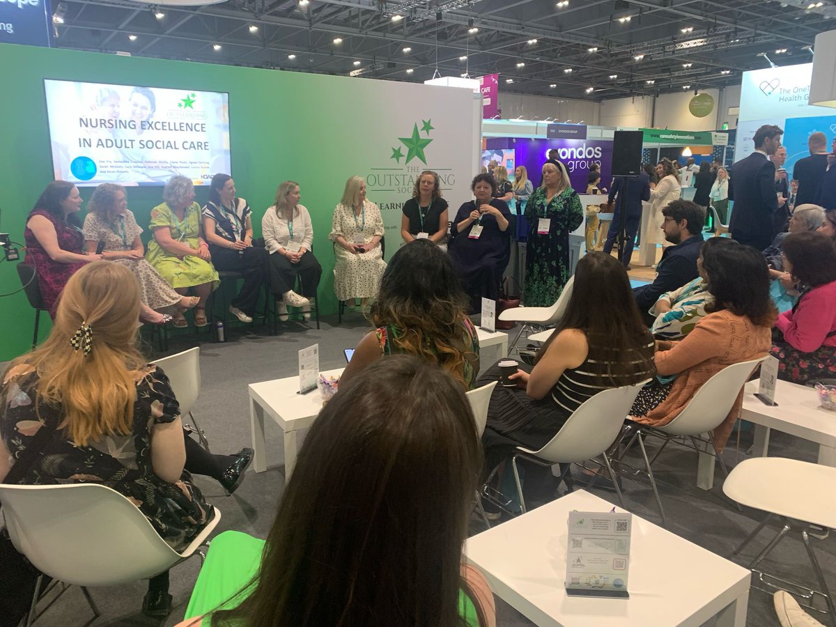 The Outstanding Society (@outstandingscic) on Twitter photo Session 2 of Day 1 of Care Show London is starting now in the OS Learning Lounge stand T2
Nursing excellence in adult social care is chaired by Directors Zoe and Samantha who are joined by <a href="/sturdy_deborah/">Deborah Sturdy</a>, <a href="/DHSCgovuk/">Department of Health and Social Care</a>
<a href="/ProfClairePryor/">Prof Claire Pryor (RN: Adult, PhD, v300)</a> , <a href="/SalfordUni/">University of Salford</a>
Dr Agnes Fanning, - QICN Session 2 of Day 1 of Care Show London is starting now in the OS Learning Lounge stand T2
Nursing excellence in adult social care is chaired by Directors Zoe and Samantha who are joined by <a href="/sturdy_deborah/">Deborah Sturdy</a>, <a href="/DHSCgovuk/">Department of Health and Social Care</a>
<a href="/ProfClairePryor/">Prof Claire Pryor (RN: Adult, PhD, v300)</a> , <a href="/SalfordUni/">University of Salford</a>
Dr Agnes Fanning, - QICN