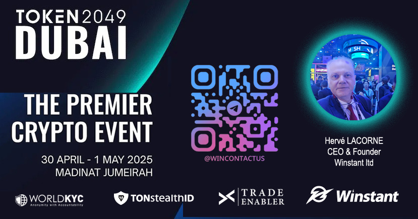 WinstantTech's tweet image. TOKEN 2049 DUBAI
📢 Come and meet with @lacorne88 at the event.
We’re looking forward to connecting with fellow builders, investors, and innovators in the Web3 space. 
 📆 30 APRIL - 1 MAY 2025 • MADINAT JUMEIRAH
 THE PREMIER CRYPTO EVENT - TOKEN 2049 DUBAI