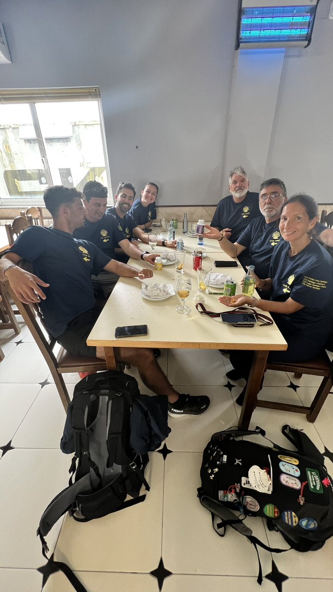 Mgtt's tweet photo. Achy legs. Full hearts.
Last stop before Santiago — sore but smiling, powered by friendship, grit &amp; PPO Lab BioAssist vitamins - worth the weight!!
Science met spirit on the Camino, and we wouldn’t change a step.

#BuenCamino #CaminoComplete 
#BioAssistOnTheGo #PpoLabWalksWithUs https://t.co/F2rLOGCk8I