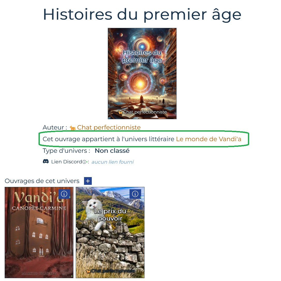 MarkusCharret's tweet photo. 🚀 Organisez vos sagas comme jamais avec la version 1.21.0 d'Épistolads ! 🤯 Liez vos cycles/sagas en "Univers" (même imbriqués !) + section annexes (glossaire, cartes...). Immersion totale garantie !

https://t.co/59VOLO3sDC

#epistolads #écriture #relecture https://t.co/YnbuCrhWjG