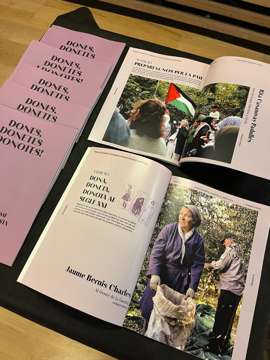 📸 📕 Hem fet un catàleg amb les fotografies guanyadores de les 11 edicions del Premi de fotografia feminista Leonor Pedrico Serradell.

Es pot adquirir per 5€ a: 
📍La Baula (c/del Nord, 4-Lleida) 
📍La Singratalla (rbla. Dr. Pearson, 18-Tremp)