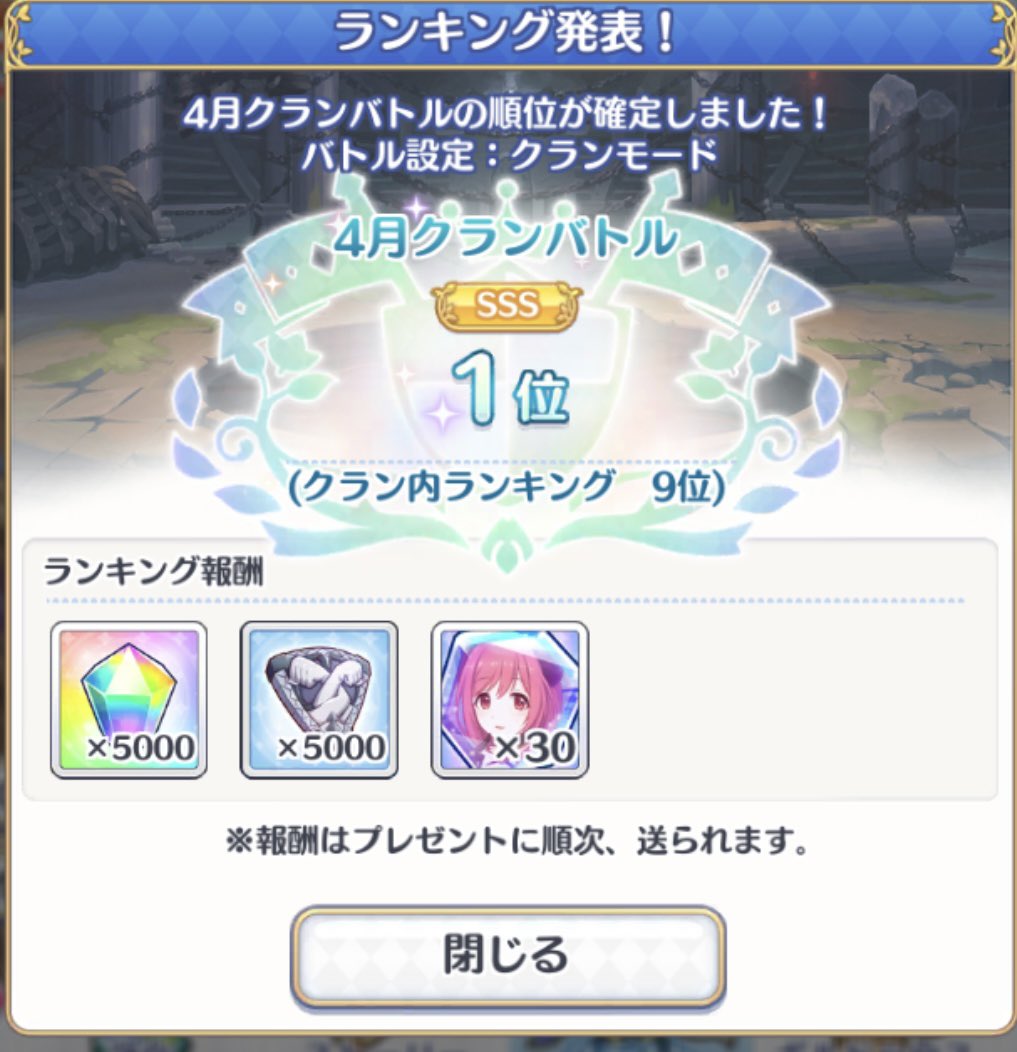 クランバリカタお疲れ様でした！
過去一疲れた…