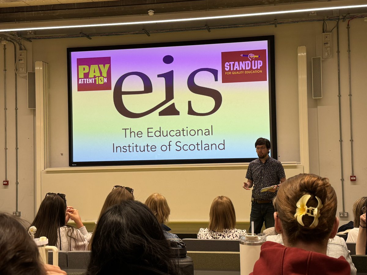 ColBrough's tweet image. Great first session on the dissertation conference @UoE_PE @MorayHouse @EdinburghUni guest speakers from SATPE and EIS followed by two student presentations exploring teachers’s role in change for widening access to higher education and challenging gender stereotypes,sport,PE