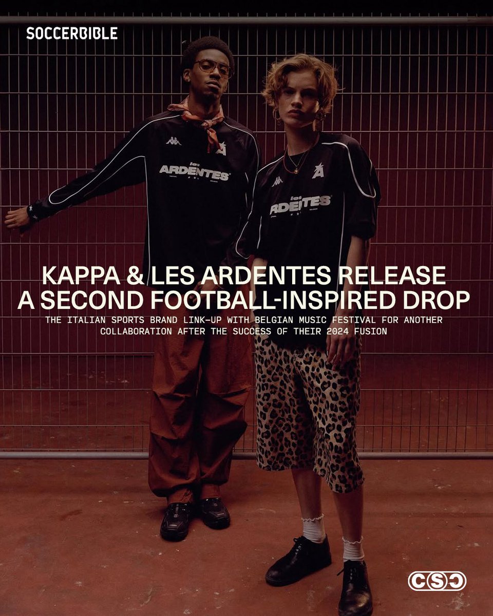 SoccerBible's tweet image. 🔄 Kappa x @LESARDENTES run back their hugely popular football-inspired collab once again. They delivered again.